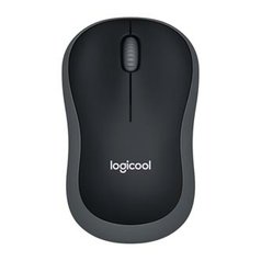 Logitech Myš B220, 1000DPI, 2.4 [GHz], optická, 3tl., 1 kolečko, bezdrátová, čer