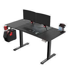 ULTRADESK Herní stůl LEVEL V2, 140x68cm, 72-117cm, elektricky nastavitelná výška