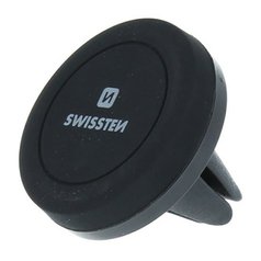 Magnetický držák mobilu(GPS) Swissten do auta, S-Grip AV-M4, černý, kov, do vent