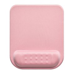 Podložka pod myš a zápěstí, Powerton Ergoline Pastel Edition, ergonomická, růžov