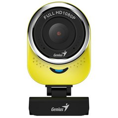 Genius Full HD Webkamera QCam 6000, 1920x1080, USB 2.0, žlutá, Windows 7 a vyšší