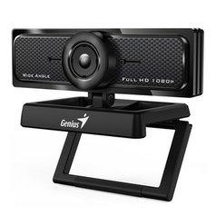 Genius Full HD Webkamera F100 V2, 1920x1080, USB 2.0, černá, Windows 7 a vyšší,