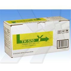 Kyocera originální toner TK570Y, yellow, 12000str., Kyocera FS-C 5400DN