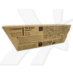 Kyocera originální toner TK810Y, yellow, 20000str., 370PC3KL001, Kyocera FS-C802