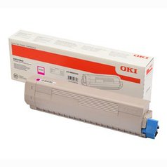 OKI originální toner 46443102, magenta, 10000str., high capacity, OKI C833, C843